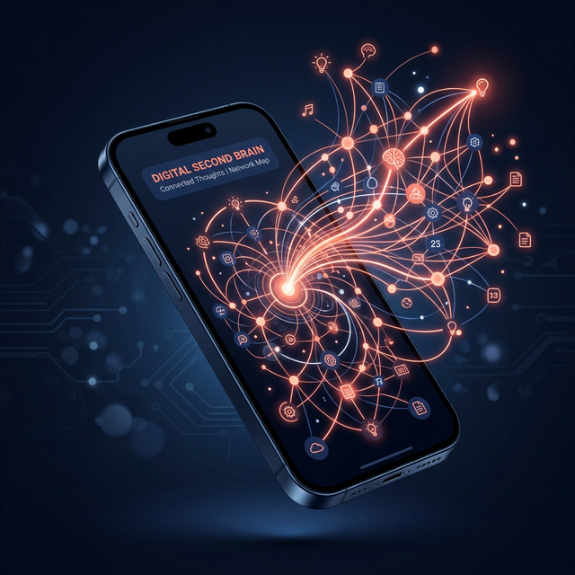 Digital Second Brain Visualization on a Mobile Device