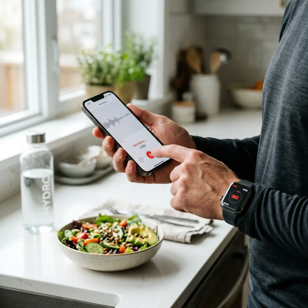 AI health tracker with comprehensive voice logging